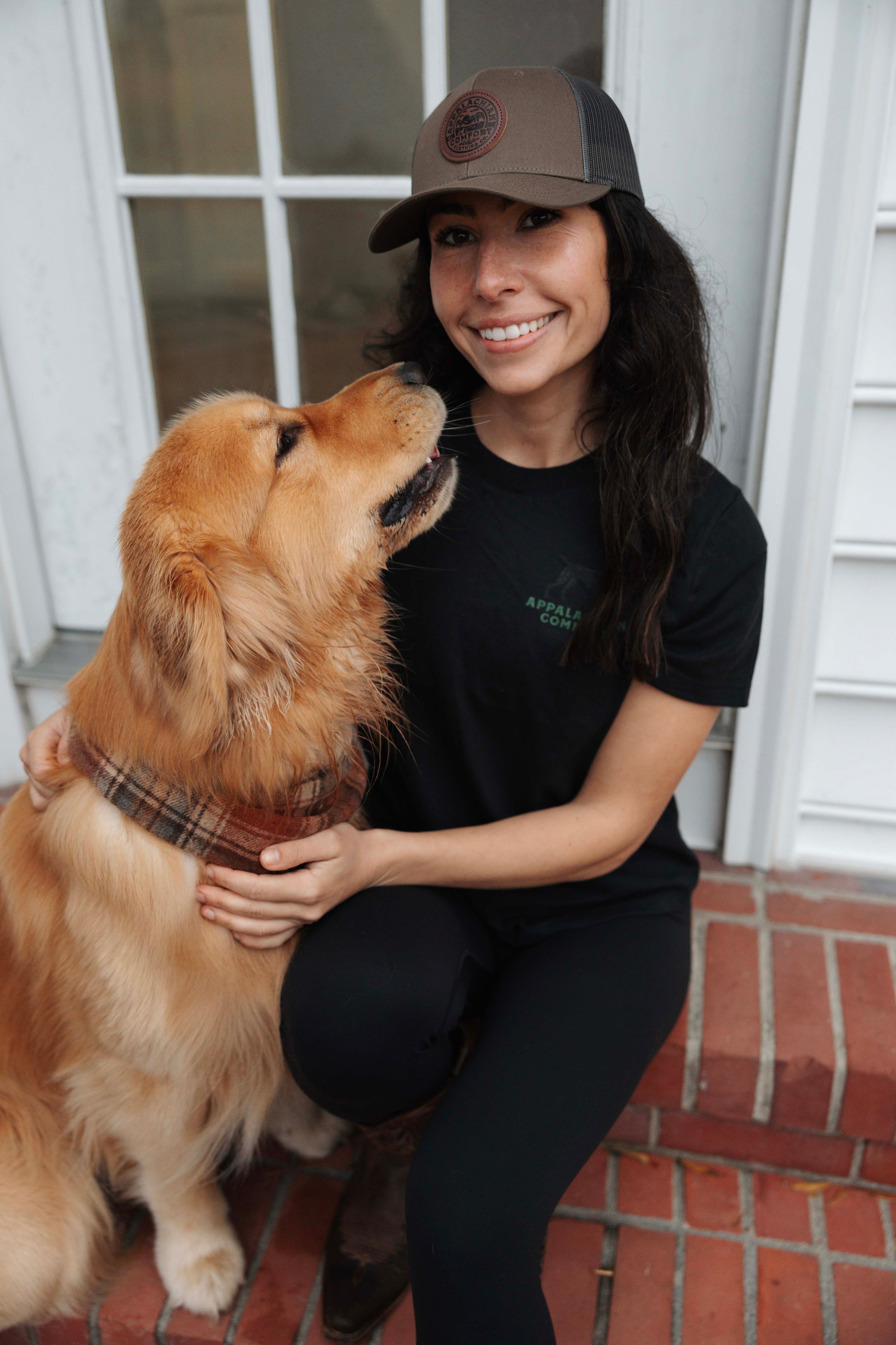 Blue Ridge Leather Patch Trucker - Olive Moss