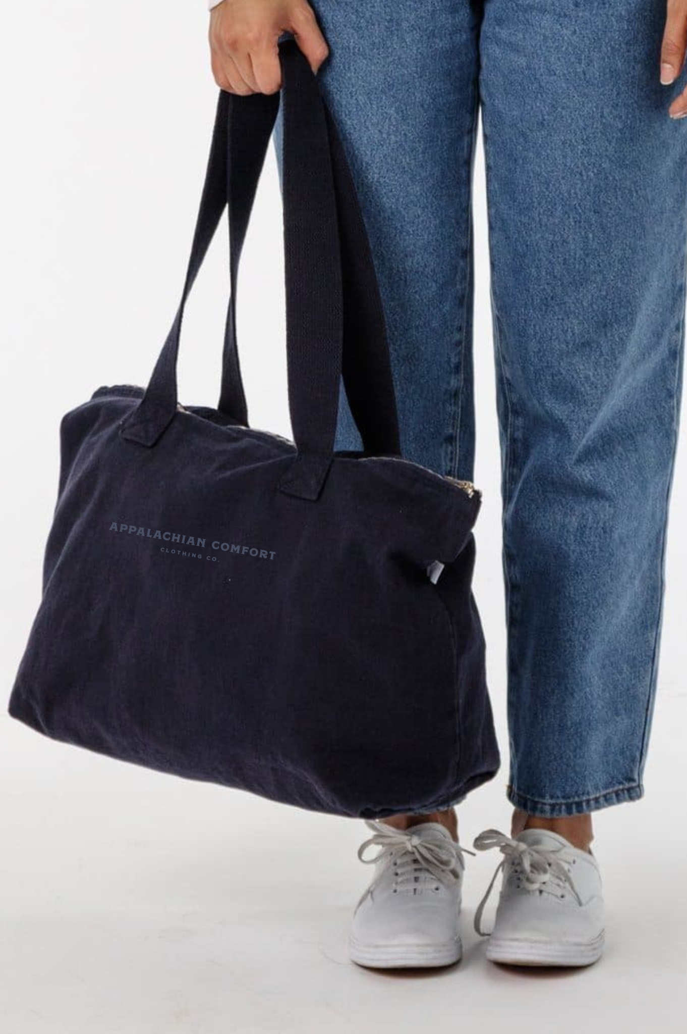 Highland Zip Tote - Navy