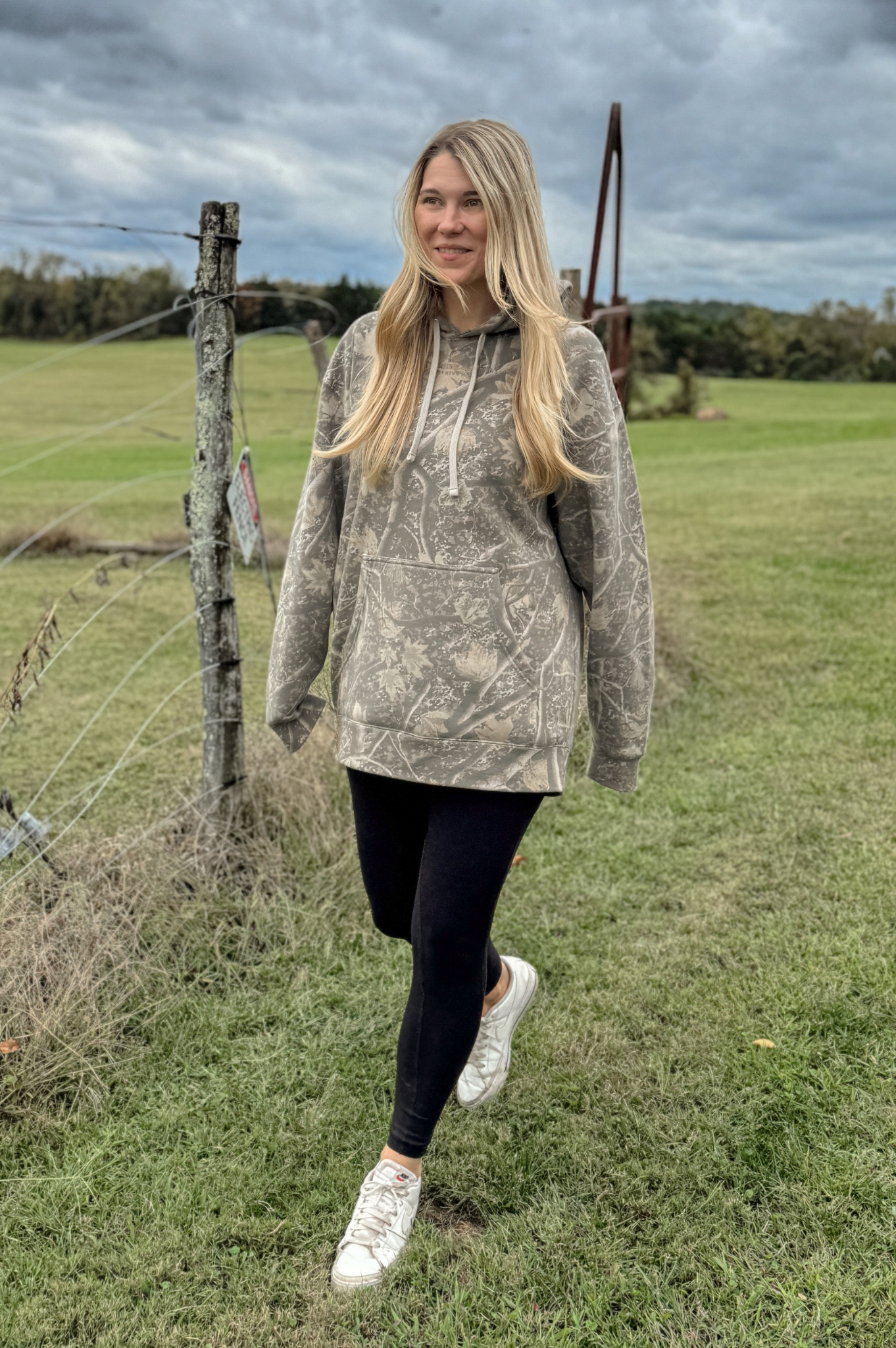 Weathered Camo Hoodie